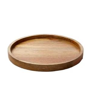 Bandeja para Servir Café de Madera de Acacia, Ecológica, Moderna y Duradera, para Hoteles, Restaurantes y Cafeterías, Calidad Premium - Product Image 3