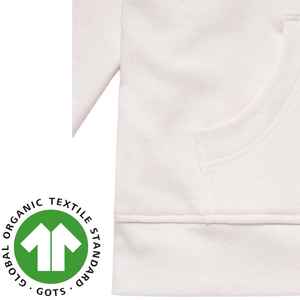 Mujeres 100% algodón orgánico Fleece Pullover Hoodie Natural Heavyweight 9 oz, GOTS certificado sostenible sudadera al por mayor - Product Image 6