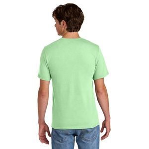 T-shirt en coton à col rond pour homme, manches courtes, couleurs personnalisées, tailles régulières, coupe ajustée ou décontractée, fabrication OEM ODM, directement de l'usine - Product Image 2