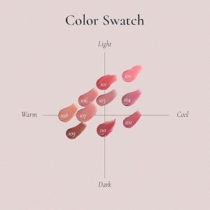 Dinto Madame Butterfly Collection Blurring Lip Veil 106 Andante Matte Velvet Lipstick Waterproof Long Lasting Korean Lip Tint - Product Image 4
