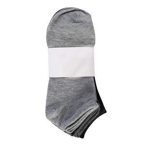 OEM Men's Outdoor High Quality Spandex/Polyester Breathable Thin <b>No</b> <b>Show</b> Sports Athletic Anti Slip Custom Logo <b>Socks</b> 10 Pairs - Product Image 5