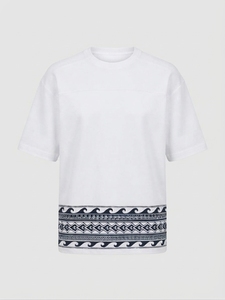Camisetas Personalizadas con Diseño Tribal para Mujer, Cuello Redondo, Manga Corta, Secado Rápido, Corte Regular, Ropa Casual de Otoño, Estilo Urbano - Product Image 5