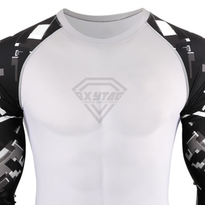 Camiseta de Protección Solar Personalizada para Hombre, Manga Larga, Ropa Deportiva, Diseño Personalizado, Camiseta de Protección Solar para Hombre, Spandex, Poliéster - Product Image 4