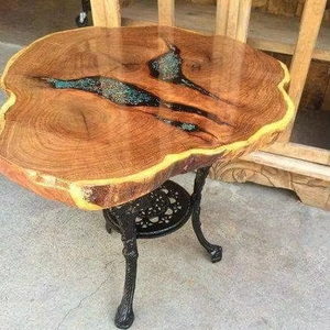 CRAFTSMABSHIP BRINGING and <b>WOOD</b> Best Quality Luxury Home Furniture Solid Walnut <b>Wood</b> Restaurant Dining Coffee River Kitchen - Product Image 1