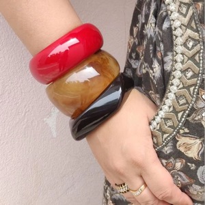 Bracelets et joncs en résine pour femmes, nouvelle collection, bijoux de style ange pour les fêtes et les mariages, haute qualité - Product Image 6