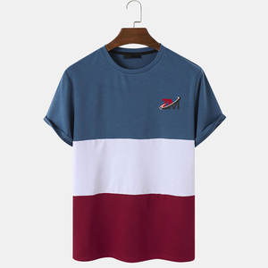 T-shirt pour homme en coton 100% à coupe ample, design imprimé tendance, taille personnalisée, utilisation confortable, faible MOQ. - Product Image 1