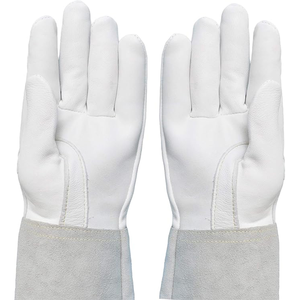 Wholesale Cow split leather Full fingers Heat Resistant Tig Welding <b>gloves</b> High Quality Custom logo Tig Welding <b>Gloves</b> - Product Image 3