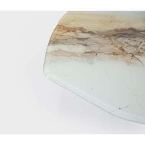 Senator Cotopaxi Marble Dining <b>Table</b> Minimalist Design Wood Marble Material for Home Bar & Office New Feature Assembled Product - Product Image 5