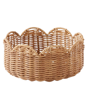 Bols décoratifs ronds tissés à la main organisateur de cuisine conteneurs pour le stockage des fruits stockage des aliments panier en rotin décor de cuisine - Product Image 4