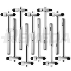 Marteau de test réflexe néo refeda Buck, marteau de test réflexe neurologique avec double tête en plastique et brosse intégrée - Product Image 2