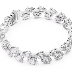 <b>Ruby</b> Radiance 925 Sterling Silver Luxury Glamour <b>Bracelet</b> New Arrival Handmade Claw Set Brilliant Cut Diamond <b>Bracelets</b> Bangles - Product Image 1