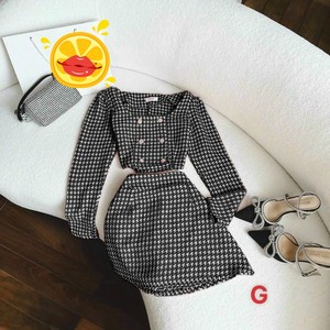 Ensemble deux pièces pour femmes emballage personnalisé tissu naturel ODM lavable style de tricot décontracté solide pour fille de tri fabriqué au Vietnam - Product Image 3