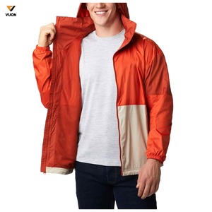 Venta al por mayor nuevo diseño de peso ligero cortavientos ropa deportiva cremallera cortavientos impermeable transpirable chaqueta deportiva - Product Image 3