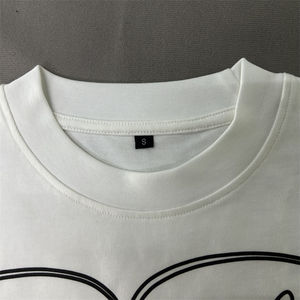 เสื้อยืดผ้าฝ้ายสำหรับผู้ชายเสื้อยืดบ็อกซี่พิมพ์ลายพัฟดีที300gsm วินเทจ - Product Image 4