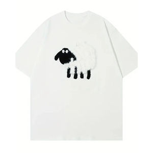 T-shirts pour hommes à col rond avec strass, coupe classique, décontractés, sportifs, manches courtes, respirants, séchage rapide, polyester/coton écologique - Product Image 1