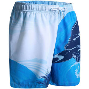 Latest Running <b>Shorts</b> Sublimation Printed Sports Exercise Running Breathable Anti Shrink <b>Shorts</b> Available in <b>Low</b> MOQ Swim <b>Shorts</b> - Product Image 2