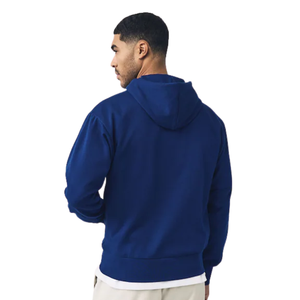 Pull-over uni pour homme, pull à capuche en molleton de coton bleu royal, chaud, décontracté, uni, à manches longues, streetwear, couleur unie - Product Image 4