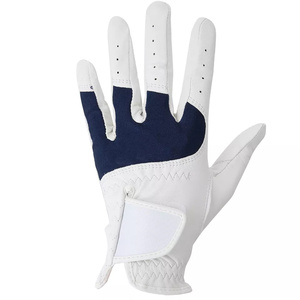 Gant de golf en cuir Cabretta de haute qualité pour hommes pour la main droite respirant et pour les golfeurs d'hiver à gauche-Blanc - Product Image 6