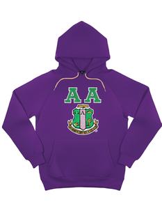 AKA Greek <b>Hoodie</b> with Embroidered Crest Streetwear <b>Soft</b> Fleece Pullover Sorority Hoodies for Men Women - Product Image 3