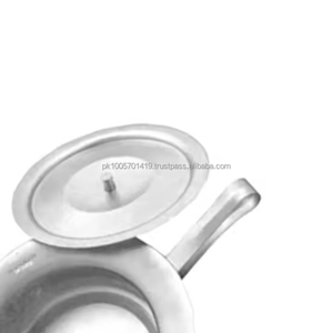 Bacinilla Redonda Manual Reutilizable de Alta Calidad con Tapa, de Acero Inoxidable, Resistente a la Oxidación, para Hospital, con Certificación CE - Product Image 2