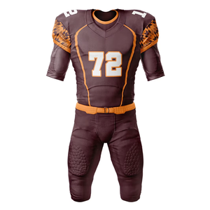 Gran oferta, ropa para correr, conjunto de entrenamiento, ropa deportiva, uniforme americano, informal, cómodo, personalizado, nuevo diseño, camiseta de fútbol americano - Product Image 4