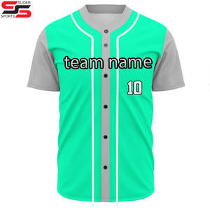 Camiseta de Béisbol Personalizable de Alta Calidad, Sublimación, Liga Escolar, Malla Transpirable, Ropa Deportiva, Impresión de Nombre y Número, Talla Grande - Product Image 4