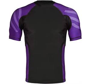 2025 nouveaux hommes sport Compression éruption garde confortable respirant séchage rapide MMA UPF 50 Nylon/Polyester à la mode court - Product Image 4