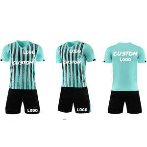 Maillots de football personnalisés OEM pour hommes adultes, 100 % polyester, anti-UV, séchage rapide, respirants, pour entraînement d'équipe et sport - Product Image 1
