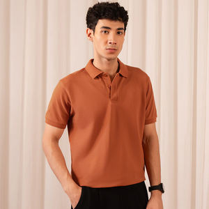Custom Polo <b>T</b>-<b>Shirts</b> for Men OEM Tailored Fit 100% Cotton Short Sleeve Anti-Wrinkle Breathable Stylish <b>Office</b> and Casual Wear - Product Image 1
