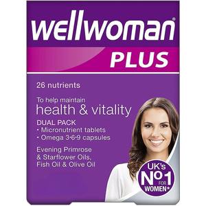 Wellwoman 60 Wellwoman 50 30 Sport & Fitness 30 wellwomen Plus Omega 3 6 9 28 Suppléments de santé pour femmes - Product Image 5