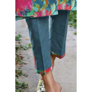 Conjunto de traje Khaddar estampado de 3 piezas para mujer SD-62016 - Product Image 5