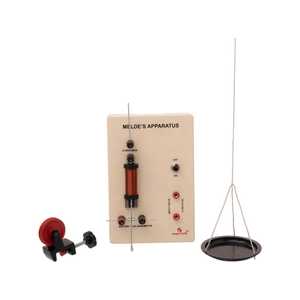 Aparato de Meldes Tipo Mejorado para Demostrar Vibraciones en Cuerdas Estiradas y Estudiar la Relación entre Frecuencia y Densidad - Product Image 1