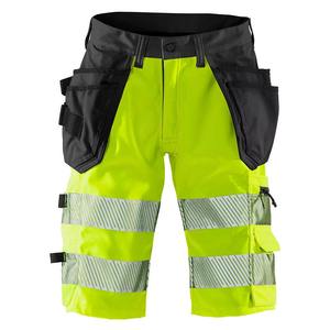 Shorts de sécurité de qualité supérieure avec logo personnalisé pour hommes, bande réfléchissante, vêtements de travail, nouveau style cargo de fitness, tailles plus grandes - Product Image 3