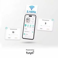 Bac à litière automatique pour chat avec logo personnalisé, cadre en bois, nettoyage automatique, filtre au charbon, écologique, contrôle des odeurs pour l'intérieur