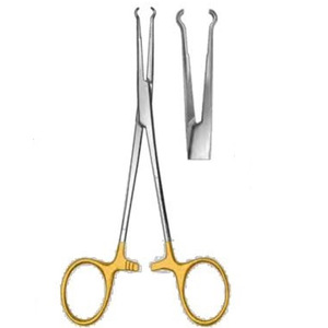 Ensemble d'instruments chirurgicaux Hosanna Surgical, pince de fixation pour vasectomie, anneau de fixation, forceps, 5,5 pouces, manche doré, acier inoxydable, approuvé CE - Product Image 2