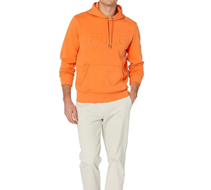 Sudadera con capucha de lana con estampado de soplo 3D y logotipo en relieve de invierno personalizado para hombre, 100% de algodón, transpirable, ecológico, de secado rápido, holgado - Product Image 6