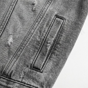 Chaqueta Vaquera de Diseñador para Hombre, Estilo Rudo, Invierno, Logotipo Frontal, Servicio OEM de Alta Calidad - Product Image 5