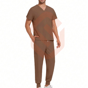 Uniforme desechable de hospital para hombres de algodón transpirable elegante uniforme de hospital de salud para ropa de trabajo - Product Image 1