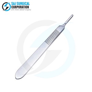 Acier inoxydable recyclable de poignée écologique de scalpel avec l'outil médical viable d'emballage biodégradable - Product Image 1
