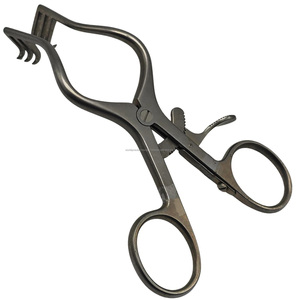 Rétracteur manuel ergonomique Wullstein, instrument chirurgical ORL en acier inoxydable, outil de chirurgie auriculaire CE WPS-BV-115 Argent Classe I - Product Image 1