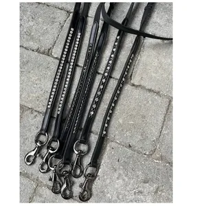 Brida de caballo de cuero inteligente de 15mm de alta calidad y riendas Producto de PVC duradero para el cuidado ecuestre - Product Image 1