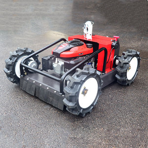 Tondeuse à gazon intelligente à rayon de braquage zéro, 4 roues motrices, de qualité industrielle, à essence, avec batterie 48V, télécommande, sans fil, pour jardin et désherbage - Product Image 4