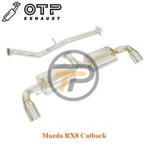 Ống Xả OTP Catback Cho 2004-2011 Mazda <span class=keywords><strong>RX8</strong></span> RX-8 Catback Hiệu Suất Cao SUS304 Bằng Thép Không Gỉ - Product Image 3