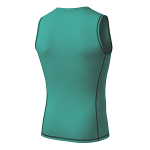 T-shirt sans manches en gros, personnalisable, sous-vêtement pour homme, en coton peigné, impression de gilet - Product Image 2