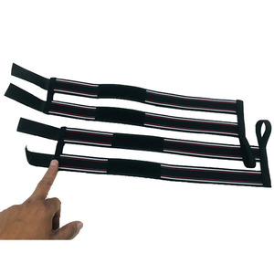 GAF Power Lifting Cross <b>Training</b> Heavy Duty Weightlifting Wrist Wraps Customized Logo Kinds Of Printed Gym Wrist Wraps - Product Image 2