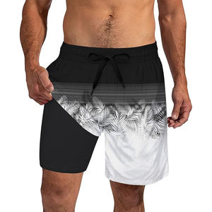 Short de course pour hommes avec logo personnalisé Sports décontractés Street Wear avec logo en position avant Short de course à motif solide avec logo sur le devant - Product Image 3