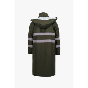 Waterproof Reflective Hooded Windproof <b>Long</b> <b>Raincoat</b> XL Size Lightweight and Durable for Rain Protection - Product Image 5