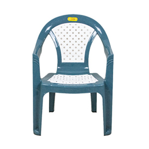 Durable Lightweight <b>Stackable</b> PP Plastic Armchair with Ventilated Backrest and Armrests for <b>Garden</b>, Cafe, Street Food Eeatery - Product Image 2