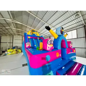 Tobogán Inflable con Temática de Minions de 8x5 Pies para Entretenimiento al Aire Libre - Product Image 5