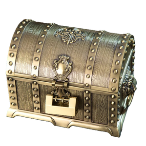 Caja de Joyería de Lujo Moderna en Metal Dorado con Forro de Terciopelo - Eleve Su Colección, Tamaño Personalizable, Venta al Por Mayor Disponible - Product Image 5